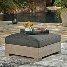 Load image into Gallery viewer, Citrine Park Ottoman with Cushion
